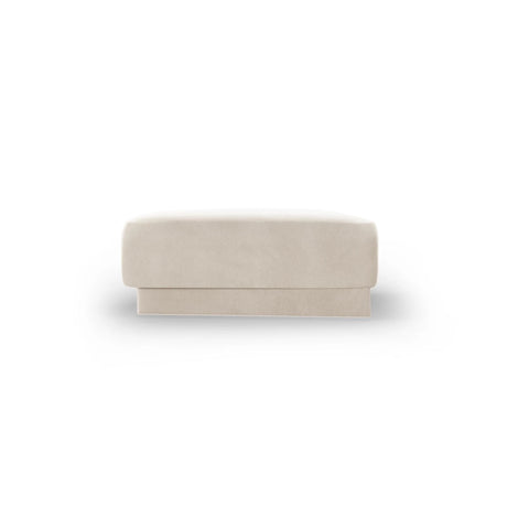 Miley Pouf aus Samt in Leichtes Beige (Bluvel 22), 88x79 cm von Micadoni – Bild 4