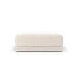 Miley Pouf aus Samt in Leichtes Beige (Bluvel 22), 90x90 cm von Micadoni – Bild 1