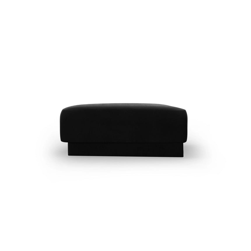 Miley Pouf aus Samt in Schwarz (Bluvel 19), 88x79 cm von Micadoni – Bild 4