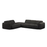 Molino 6-Sitzer Ecksofa, Linke Seite, aus Chenille in Anthrazit (Eden 21 Black), 315x250 cm von Micadoni – Bild 1