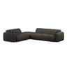 Molino 6-Sitzer Ecksofa, Linke Seite, aus Chenille in Dunkelgrau (Eden 20 Graphite), 315x250 cm von Micadoni – Bild 1