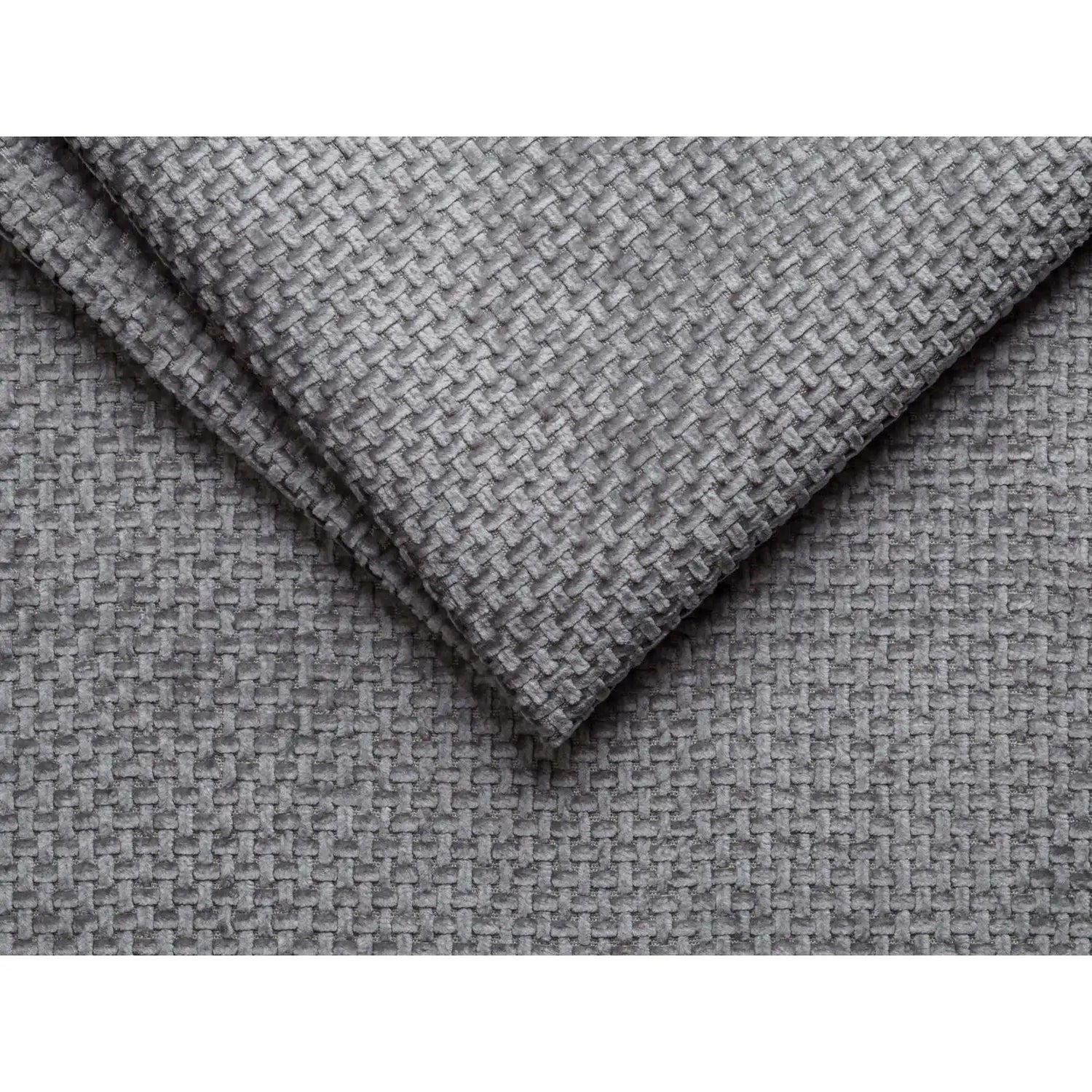 Molino 6-Sitzer Ecksofa, Linke Seite, aus Chenille in Hellgrau (Eden 18 Grey), 315x250 cm von Micadoni – Bild 5