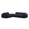 Molino 6-Sitzer Ecksofa, Linke Seite, aus Chenille in Marineblau (Eden 16 Deep Blue), 315x250 cm von Micadoni – Bild 1
