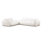 Molino 6-Sitzer Ecksofa, Linke Seite, aus Samt, Boucle oder Chenille, 315x250 cm von Micadoni – Bild 1
