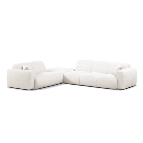 Molino 6-Sitzer Ecksofa, Linke Seite, aus Samt, Boucle oder Chenille, 315x250 cm von Micadoni – Bild 1