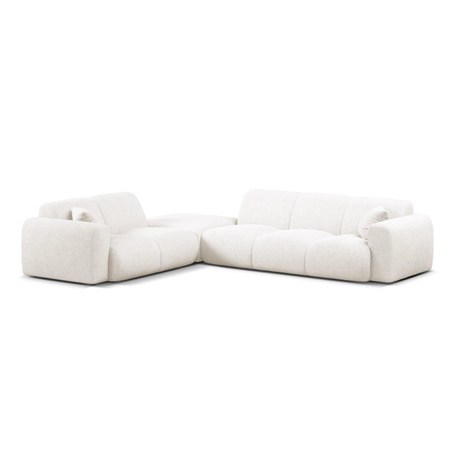Molino 6-Sitzer Ecksofa, Linke Seite, aus Samt, Boucle oder Chenille, 315x250 cm von Micadoni – Bild 1