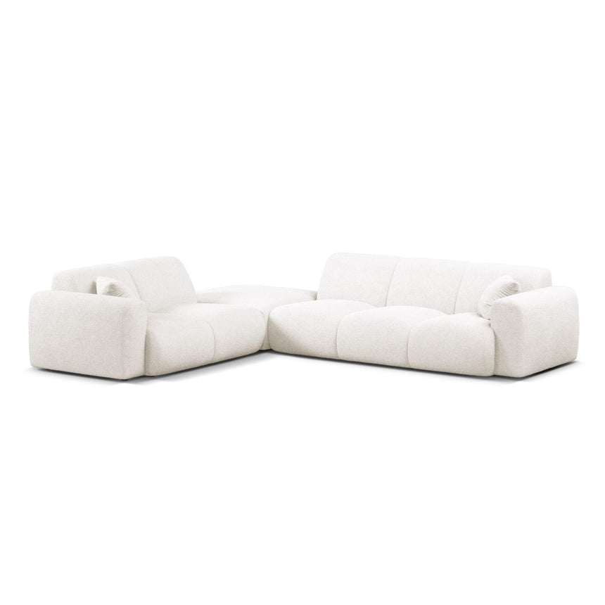 Molino 6-Sitzer Ecksofa, Linke Seite, aus Samt, Boucle oder Chenille, 315x250 cm von Micadoni – Bild 1