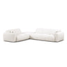 Molino 6-Sitzer Ecksofa, Linke Seite, aus Samt, Boucle oder Chenille, 315x250 cm von Micadoni – Bild 1