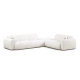 Molino 6-Sitzer Ecksofa, Linke Seite, aus Samt, Boucle oder Chenille, 315x250 cm von Micadoni – Bild 1