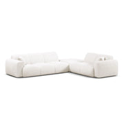 Molino 6-Sitzer Ecksofa, Linke Seite, aus Samt, Boucle oder Chenille, 315x250 cm von Micadoni – Bild 1