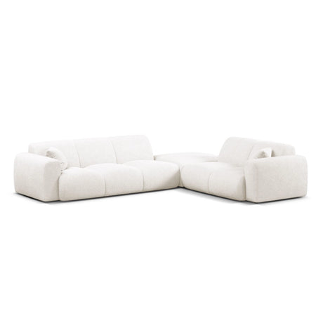 Molino 6-Sitzer Ecksofa, Linke Seite, aus Samt, Boucle oder Chenille, 315x250 cm von Micadoni – Bild 1