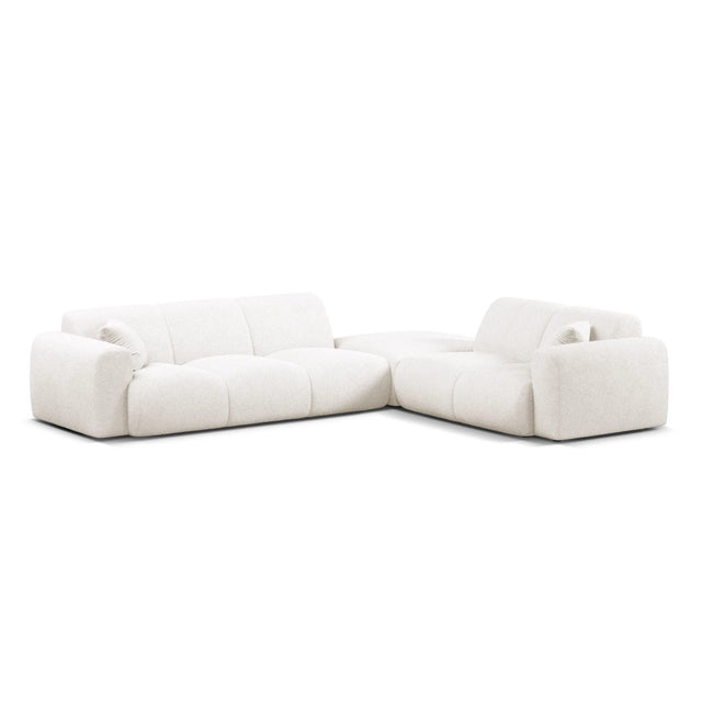 Molino 6-Sitzer Ecksofa, Linke Seite, aus Samt, Boucle oder Chenille, 315x250 cm von Micadoni – Bild 1