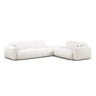 Molino 6-Sitzer Ecksofa, Linke Seite, aus Samt, Boucle oder Chenille, 315x250 cm von Micadoni – Bild 1