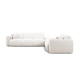 Molino 6-Sitzer Ecksofa, Linke Seite, aus Samt, Boucle oder Chenille, 315x250 cm von Micadoni – Bild 3