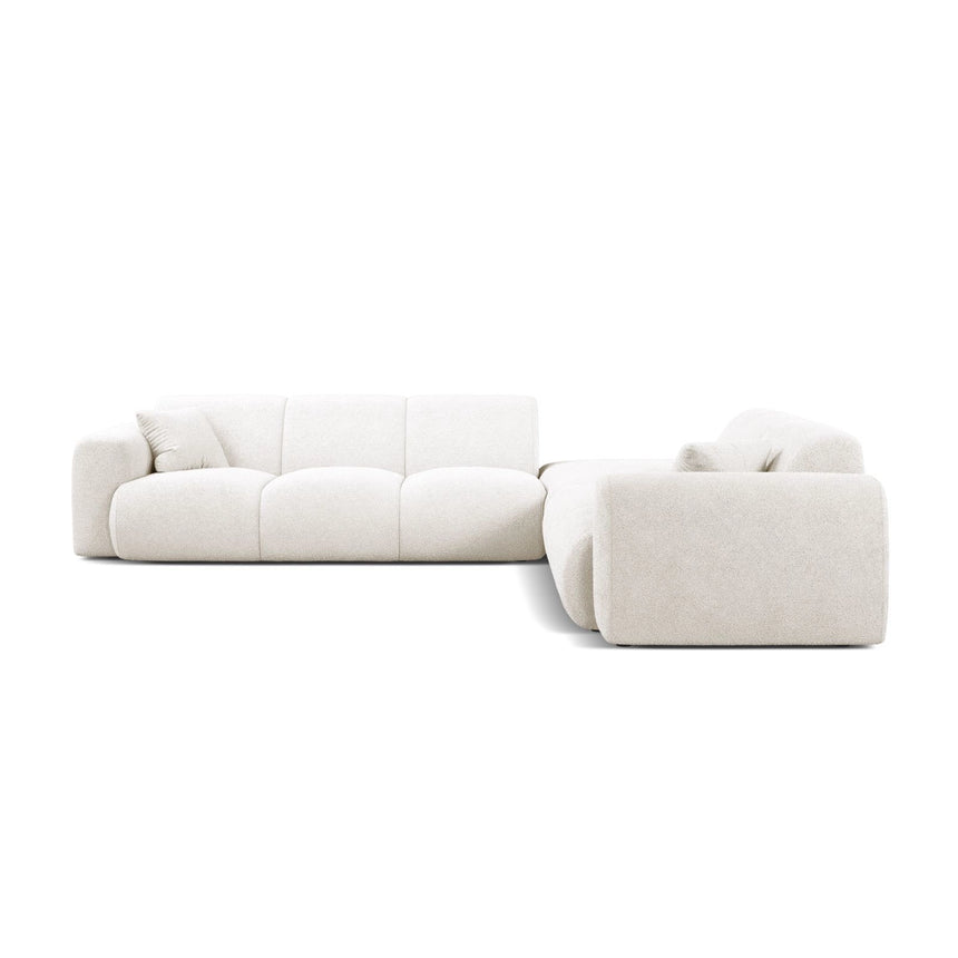 Molino 6-Sitzer Ecksofa, Linke Seite, aus Samt, Boucle oder Chenille, 315x250 cm von Micadoni – Bild 3
