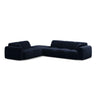 Molino 6-Sitzer Ecksofa, Linke Seite, aus Samt in Königsblau (Casino Deep Blue), 315x250 cm von Micadoni – Bild 1