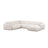 Molino Modulares 6-Sitzer Panoramasofa, Linke Seite, aus Chenille in Leichtes Beige (Eden 2 Pearl), 326x252 cm von Micadoni – Bild 1
