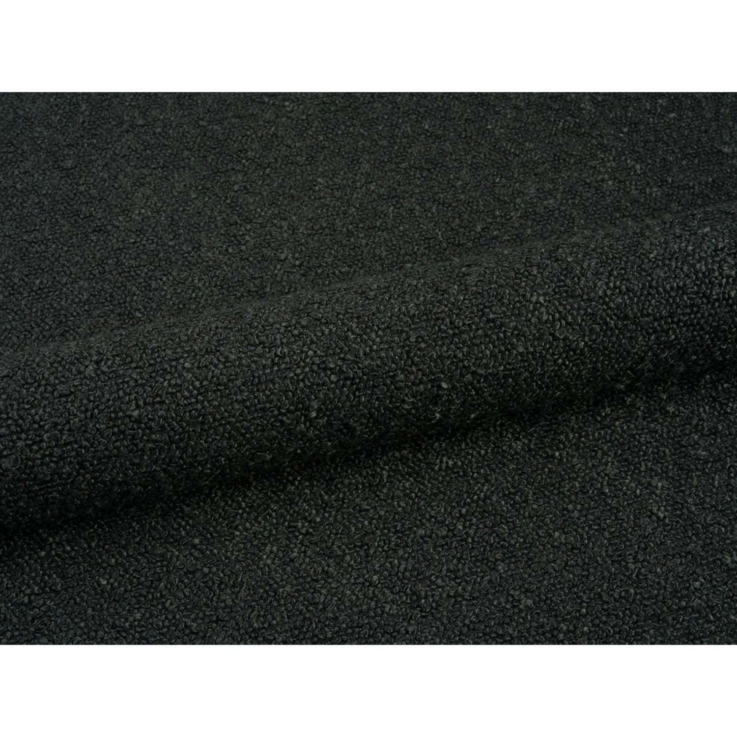 Molino Modulares 6-Sitzer Panoramasofa, Rechte Seite, aus Boucle in Schwarz (Baloo 2082), 326x252 cm von Micadoni – Bild 4