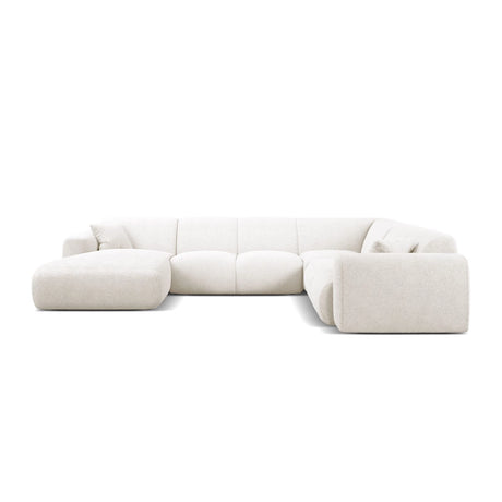 Molino Modulares 6-Sitzer Panoramasofa, Rechte Seite, aus Samt, Boucle oder Chenille, 326x252 cm von Micadoni – Bild 2
