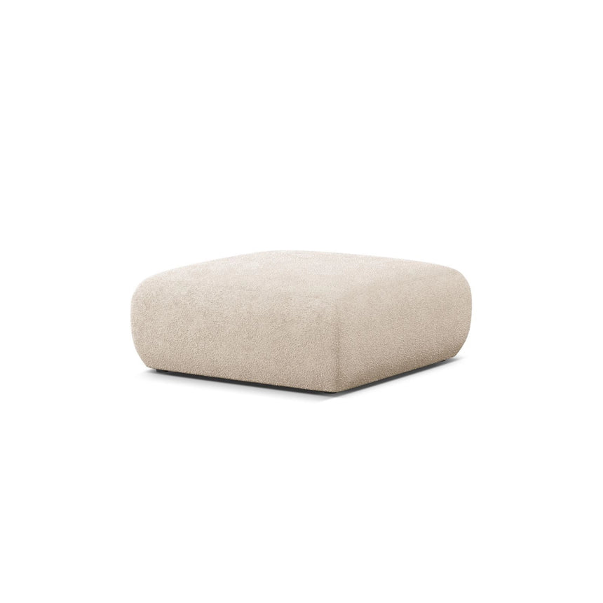 Molino Pouf aus Boucle in Beige (Baloo 2074), 100x100 cm von Micadoni – Bild 3