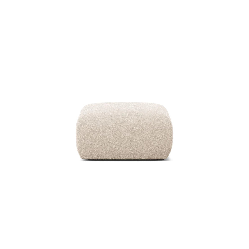 Molino Pouf aus Boucle in Beige (Baloo 2074), 75x75 cm von Micadoni – Bild 1