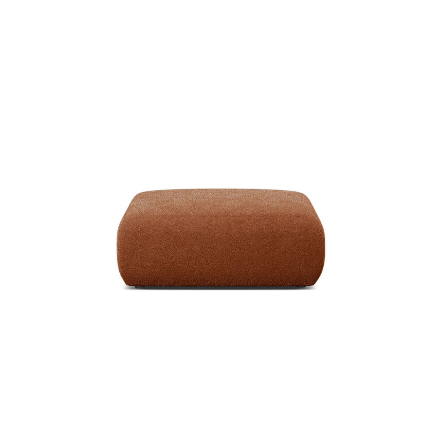 Molino Pouf aus Boucle in Terrakotta (Baloo 2078), 100x100 cm von Micadoni – Bild 1