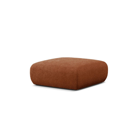 Molino Pouf aus Boucle in Terrakotta (Baloo 2078), 100x100 cm von Micadoni – Bild 3