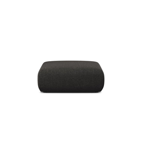 Molino Pouf aus Chenille in Anthrazit (Eden 21 Black), 100x100 cm von Micadoni – Bild 1
