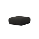 Molino Pouf aus Chenille in Anthrazit (Eden 21 Black), 100x100 cm von Micadoni – Bild 3