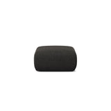 Molino Pouf aus Chenille in Anthrazit (Eden 21 Black), 75x75 cm von Micadoni – Bild 1