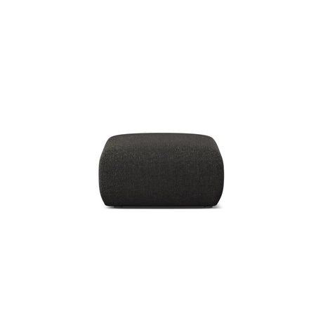 Molino Pouf aus Chenille in Anthrazit (Eden 21 Black), 75x75 cm von Micadoni – Bild 1