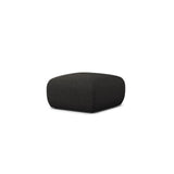Molino Pouf aus Chenille in Anthrazit (Eden 21 Black), 75x75 cm von Micadoni – Bild 3