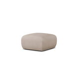 Molino Pouf aus Chenille in Beige (Rebel 25), 75x75 cm von Micadoni – Bild 3