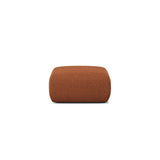 Molino Pouf aus Chenille in Brick (Eden 10 Terra), 75x75 cm von Micadoni – Bild 1