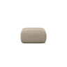 Molino Pouf aus Chenille in Dunkelbeige (Eden 4 Beige), 75x75 cm von Micadoni – Bild 1