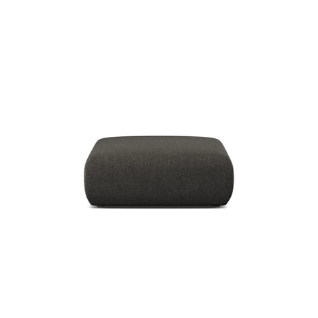 Molino Pouf aus Chenille in Dunkelgrau (Eden 20 Graphite), 100x100 cm von Micadoni – Bild 1