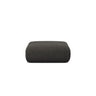 Molino Pouf aus Chenille in Dunkelgrau (Eden 20 Graphite), 100x100 cm von Micadoni – Bild 1
