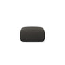 Molino Pouf aus Chenille in Dunkelgrau (Eden 20 Graphite), 75x75 cm von Micadoni – Bild 1