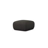 Molino Pouf aus Chenille in Dunkelgrau (Eden 20 Graphite), 75x75 cm von Micadoni – Bild 3