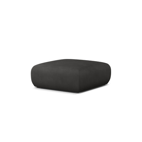 Molino Pouf aus Chenille in Dunkelgrau (Rebel 3), 100x100 cm von Micadoni – Bild 3