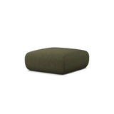 Molino Pouf aus Chenille in Grün (Eden 12 Olive), 100x100 cm von Micadoni – Bild 3