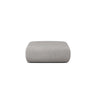 Molino Pouf aus Chenille in Hellgrau (Rebel 5), 100x100 cm von Micadoni – Bild 1