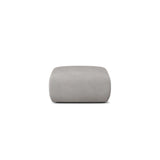 Molino Pouf aus Chenille in Hellgrau (Rebel 5), 75x75 cm von Micadoni – Bild 1