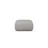 Molino Pouf aus Chenille in Hellgrau (Rebel 5), 75x75 cm von Micadoni – Bild 1