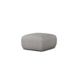 Molino Pouf aus Chenille in Hellgrau (Rebel 5), 75x75 cm von Micadoni – Bild 3