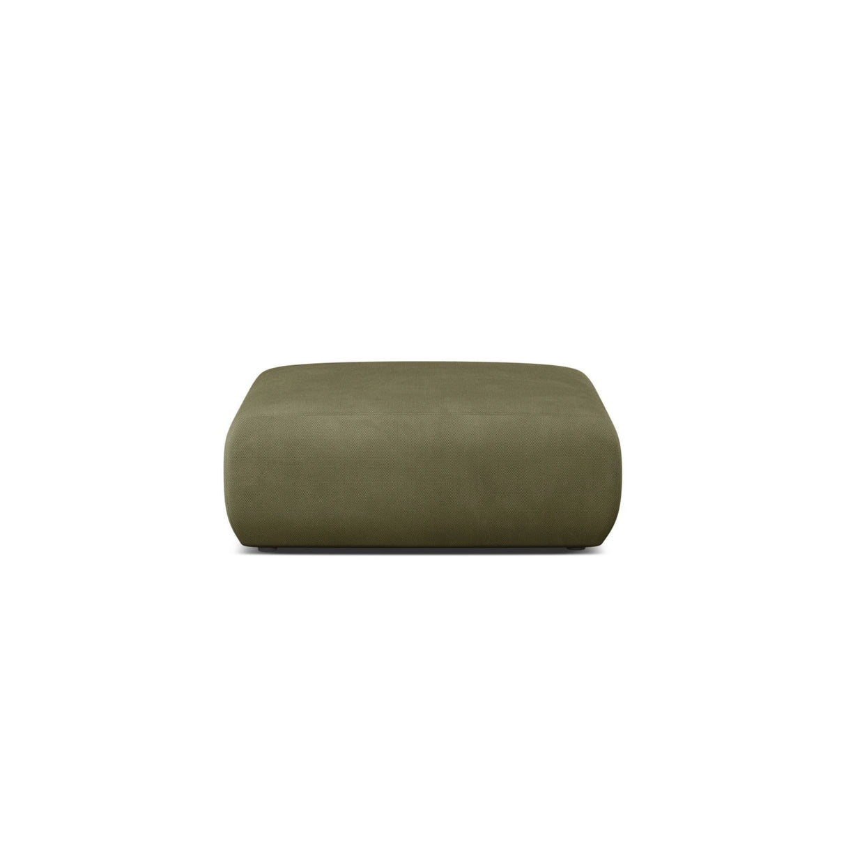 Molino Pouf aus Chenille in Hellgrün (Rebel 18), 100x100 cm von Micadoni – Bild 1