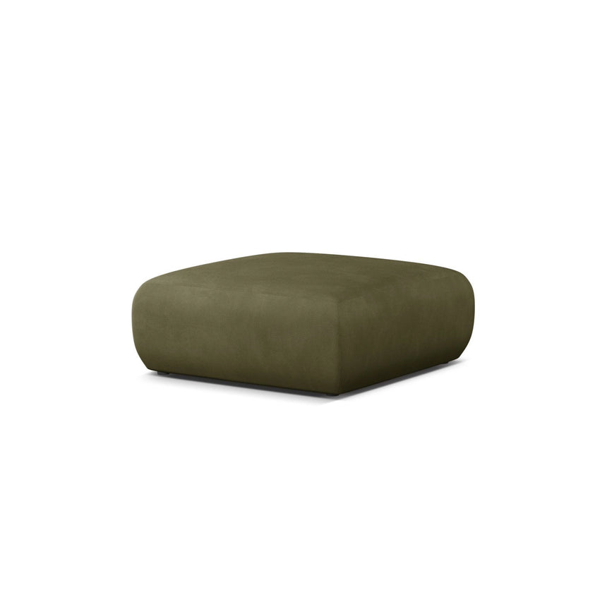 Molino Pouf aus Chenille in Hellgrün (Rebel 18), 100x100 cm von Micadoni – Bild 3