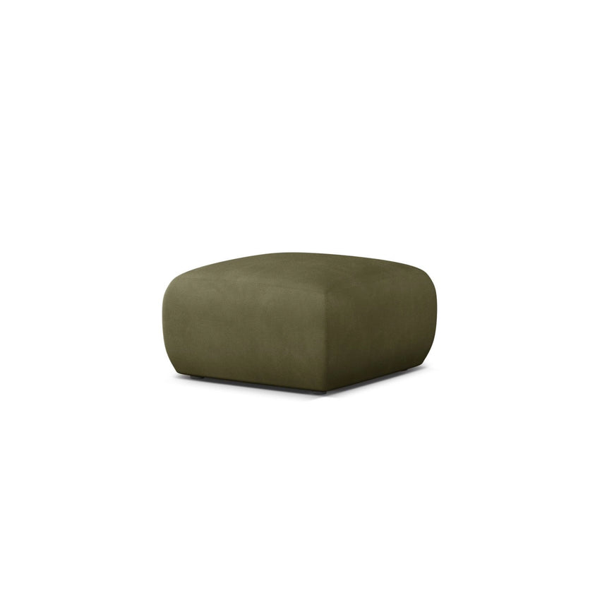Molino Pouf aus Chenille in Hellgrün (Rebel 18), 75x75 cm von Micadoni – Bild 3