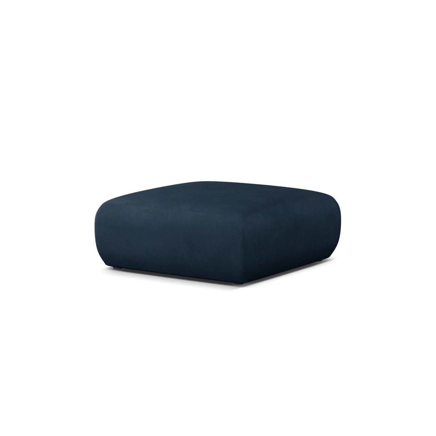 Molino Pouf aus Chenille in Königsblau (Rebel 12), 100x100 cm von Micadoni – Bild 3