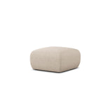Molino Pouf aus Chenille in Leichtes Beige (Eden 2 Pearl), 75x75 cm von Micadoni – Bild 3